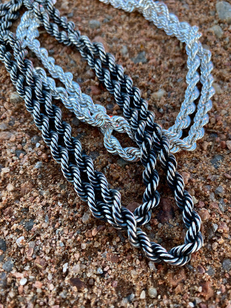 Sterling Silver Rope Chain